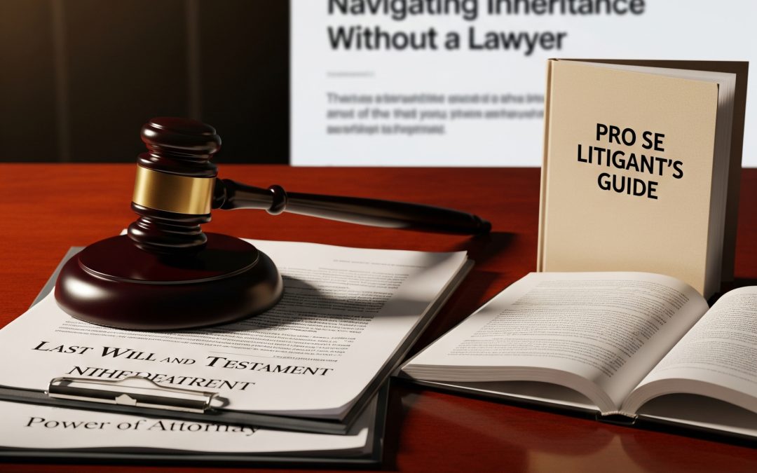 Can You Represent an Estate Without a Lawyer?